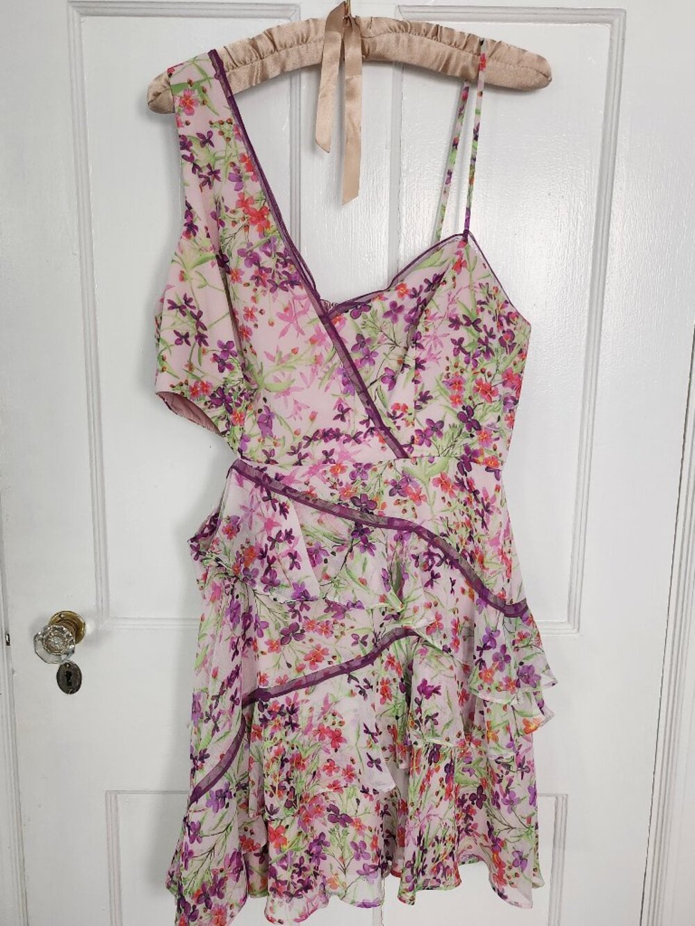 BCBG Floral Feminine Short Dress